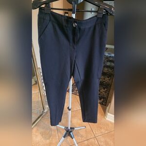 Alfani Black Knit Pants Stretch SZ 10